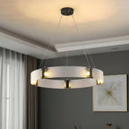 Parallel Lustre Verre Anneau Minimaliste Moderne - Neutralighting