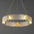 Parallel Lustre Verre Anneau Minimaliste Moderne - Neutralighting