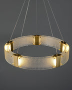 Parallel Lustre Verre Anneau Minimaliste Moderne - Neutralighting