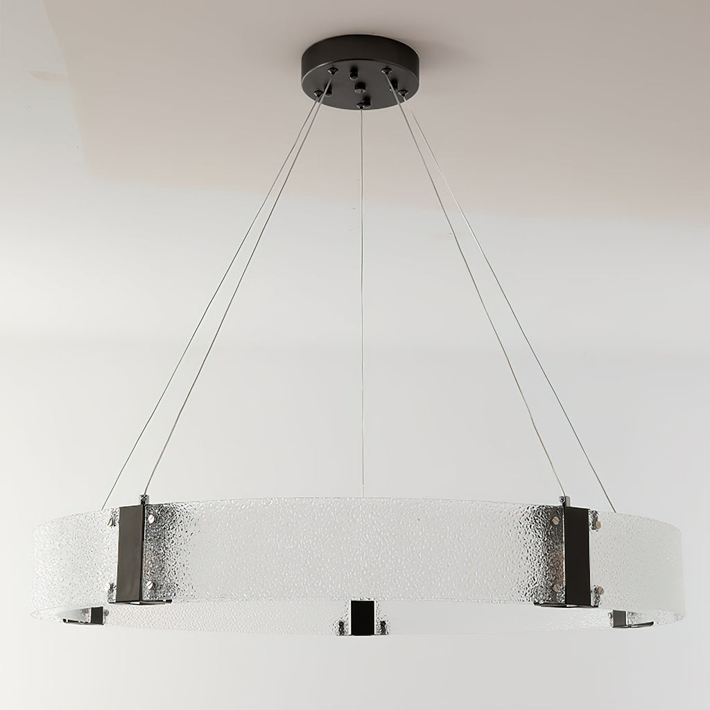 Parallel Lustre Verre Anneau Minimaliste Moderne - Neutralighting