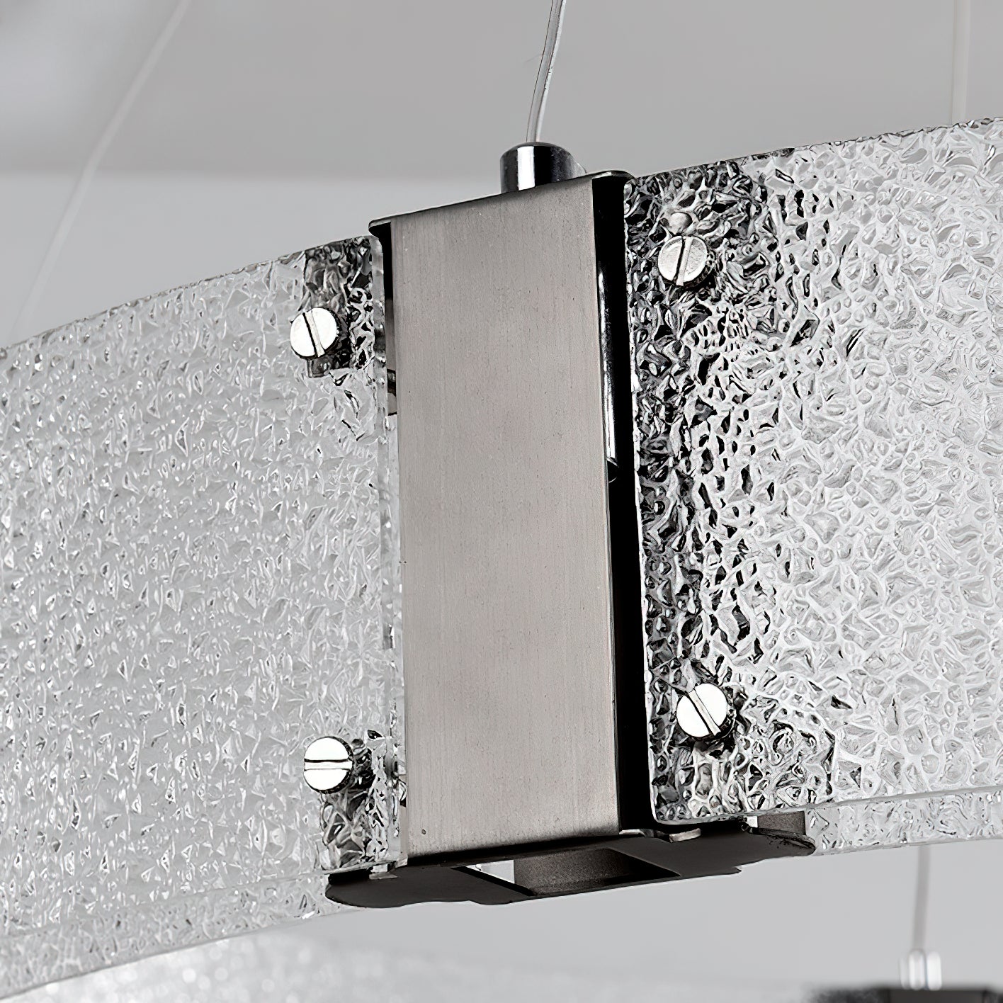 Parallel Lustre Verre Anneau Minimaliste Moderne - Neutralighting