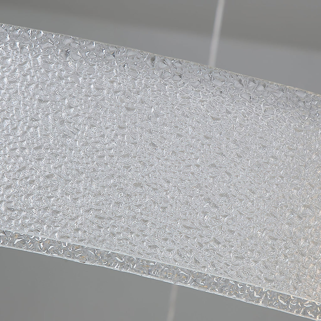 Parallel Lustre Verre Anneau Minimaliste Moderne - Neutralighting