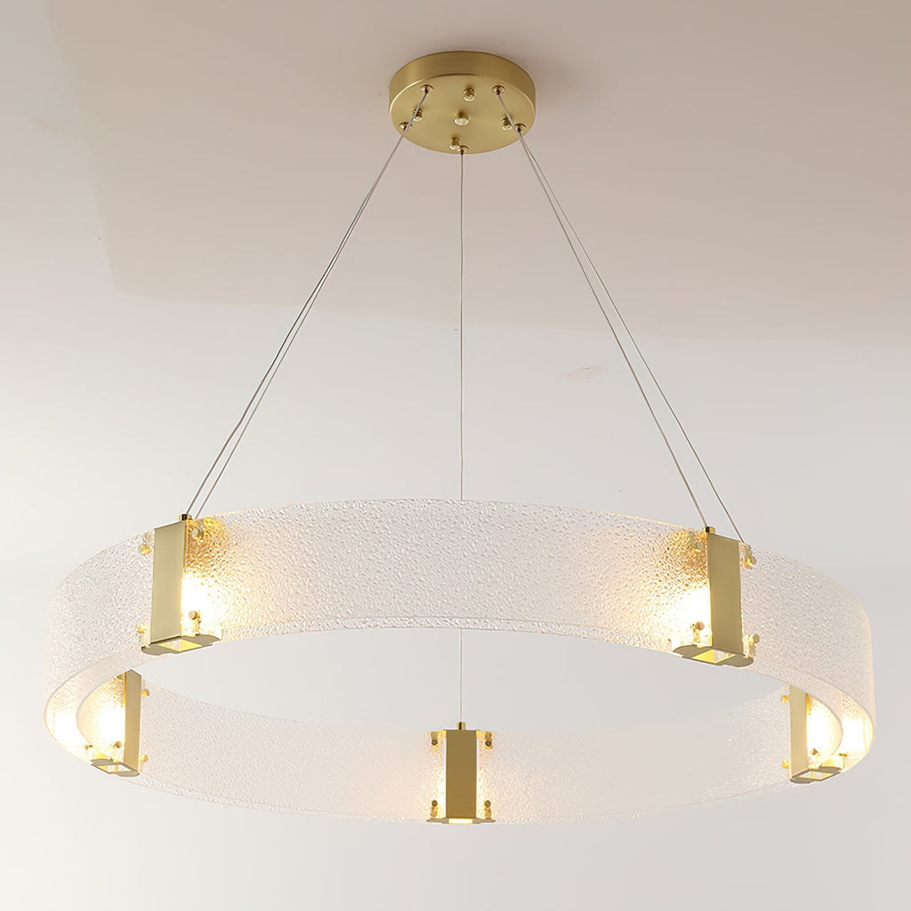 Parallel Lustre Verre Anneau Minimaliste Moderne - Neutralighting