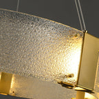 Parallel Lustre Verre Anneau Minimaliste Moderne - Neutralighting