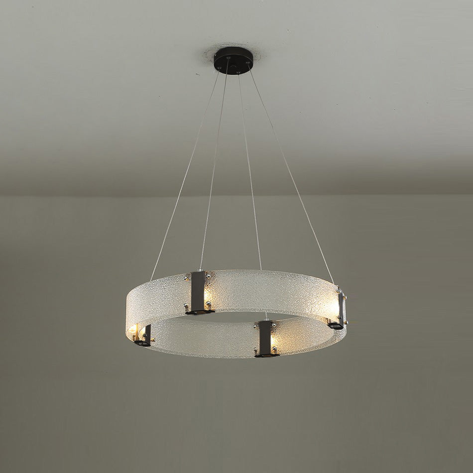 Parallel Lustre Verre Anneau Minimaliste Moderne - Neutralighting