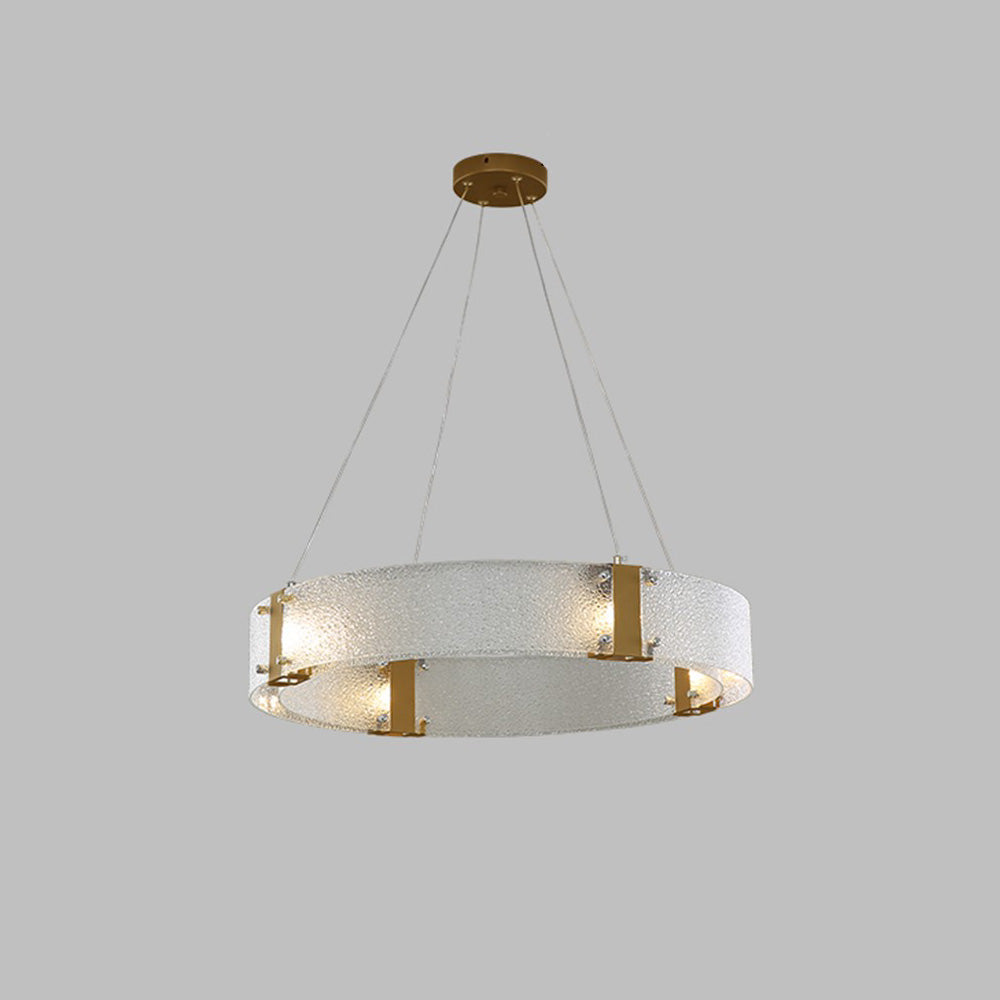 Parallel Lustre Verre Anneau Minimaliste Moderne - Neutralighting