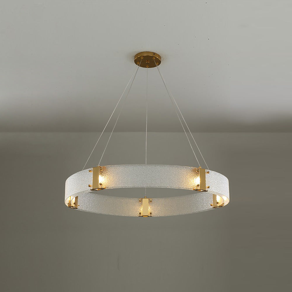 Parallel Lustre Verre Anneau Minimaliste Moderne - Neutralighting