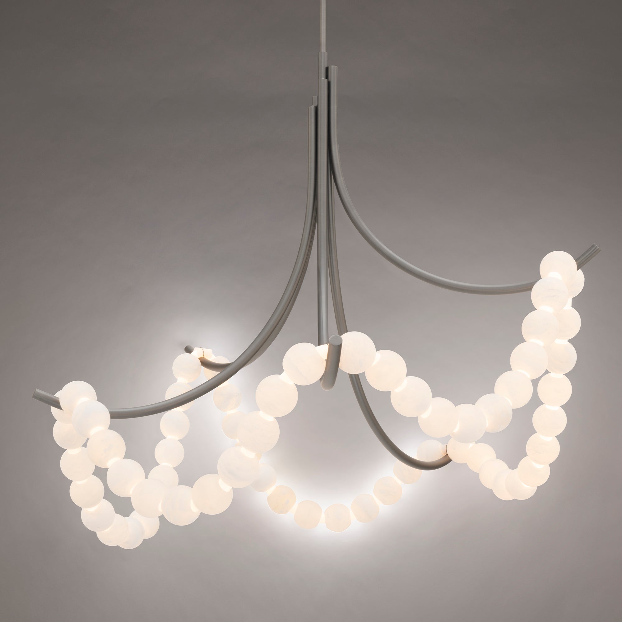 Zavenarae Lustre Nickel Albâtre Art Nordic Premium - Neutralighting