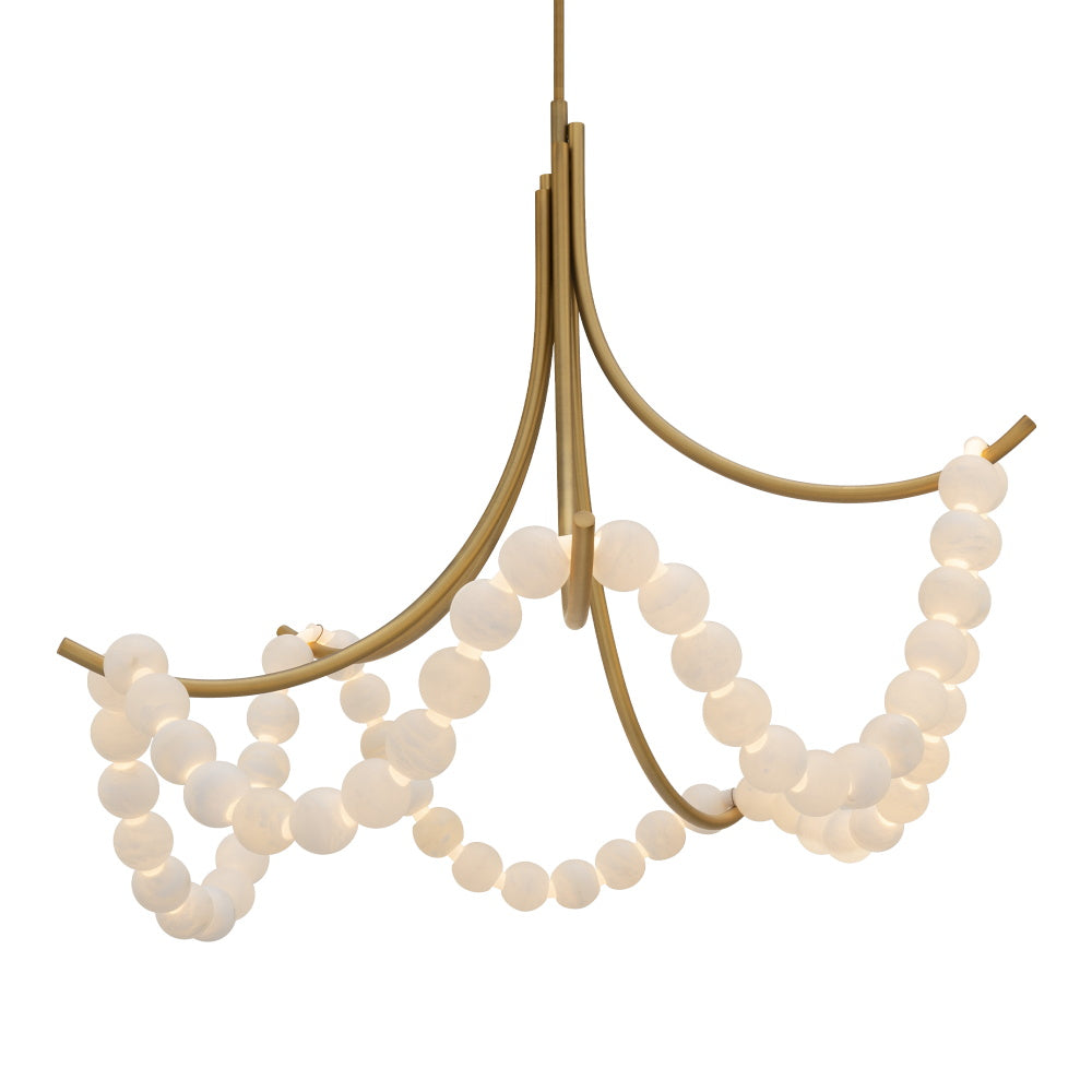 Zavenarae Lustre Nickel Albâtre Art Nordic Premium - Neutralighting