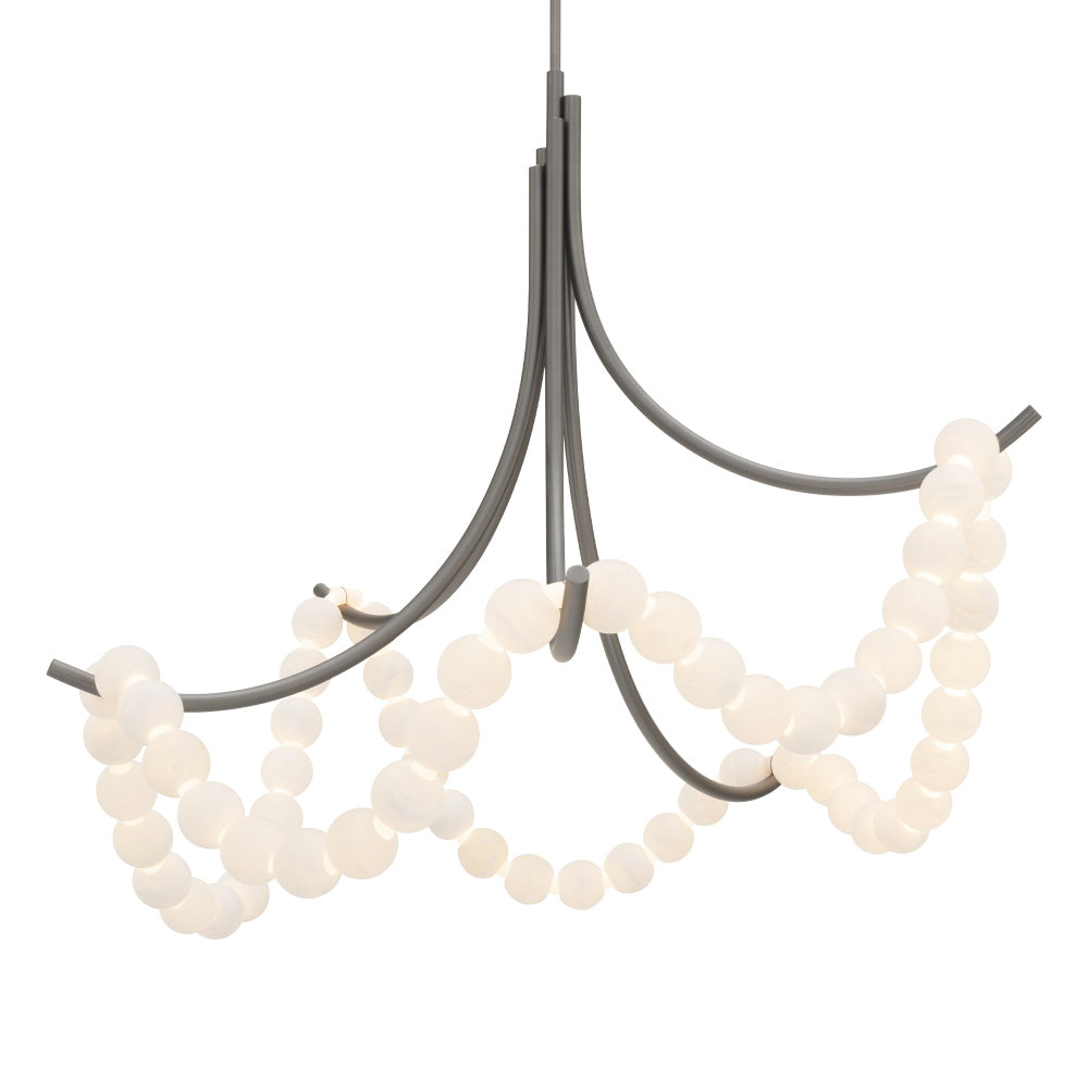 Zavenarae Lustre Nickel Albâtre Art Nordic Premium - Neutralighting