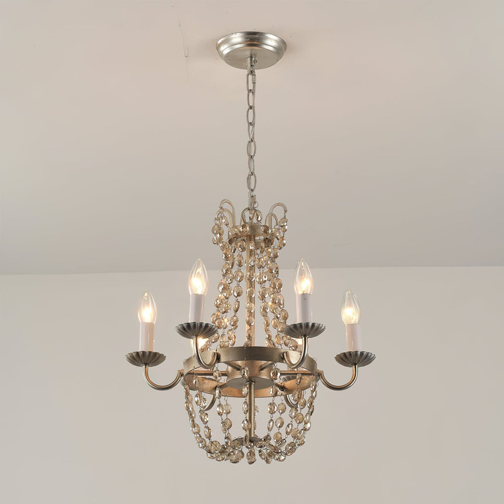 Oraeisra Lustre Cristal Marché Aux Puces Vintage - Neutralighting