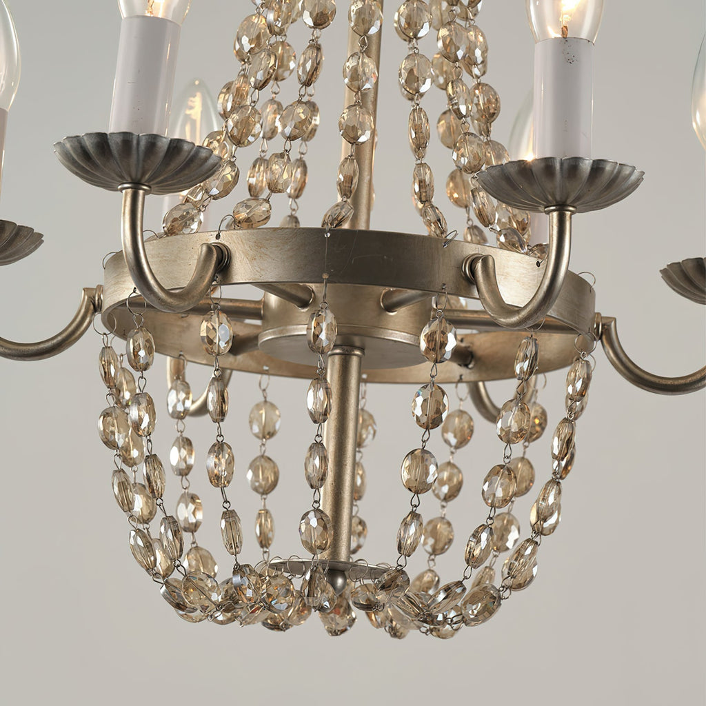 Oraeisra Lustre Cristal Marché Aux Puces Vintage - Neutralighting