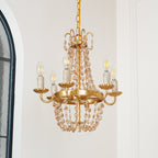 Oraeisra Lustre Cristal Marché Aux Puces Vintage - Neutralighting