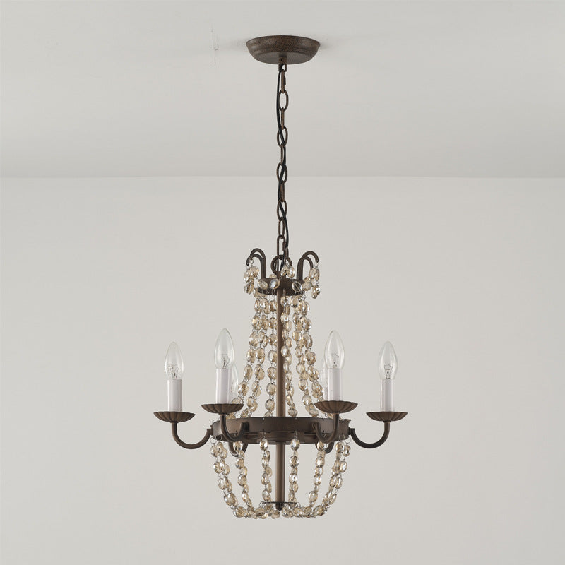 Oraeisra Lustre Cristal Marché Aux Puces Vintage - Neutralighting
