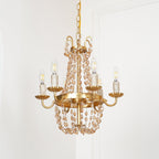 Oraeisra Lustre Cristal Marché Aux Puces Vintage - Neutralighting