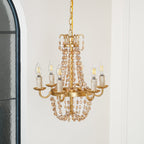 Oraeisra Lustre Cristal Marché Aux Puces Vintage - Neutralighting