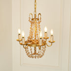 Oraeisra Lustre Cristal Marché Aux Puces Vintage - Neutralighting