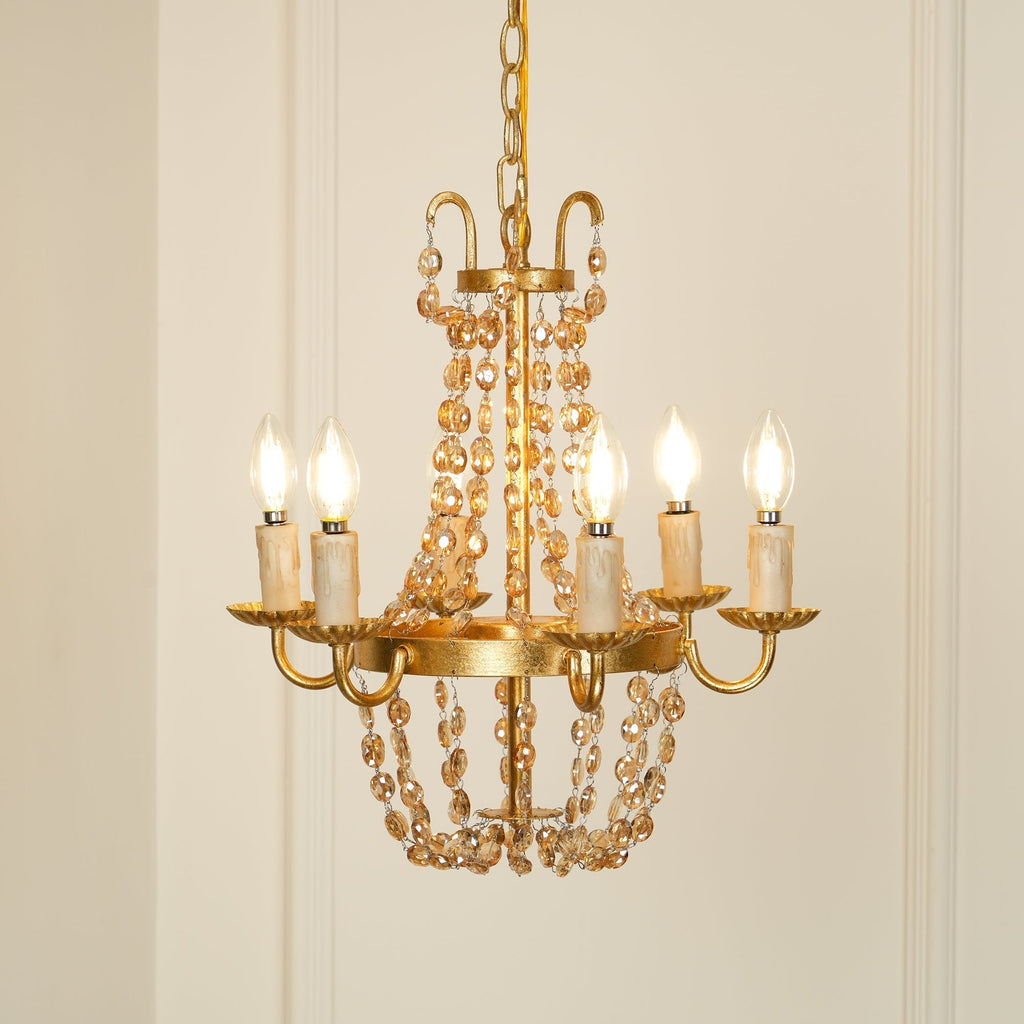 Oraeisra Lustre Cristal Marché Aux Puces Vintage - Neutralighting