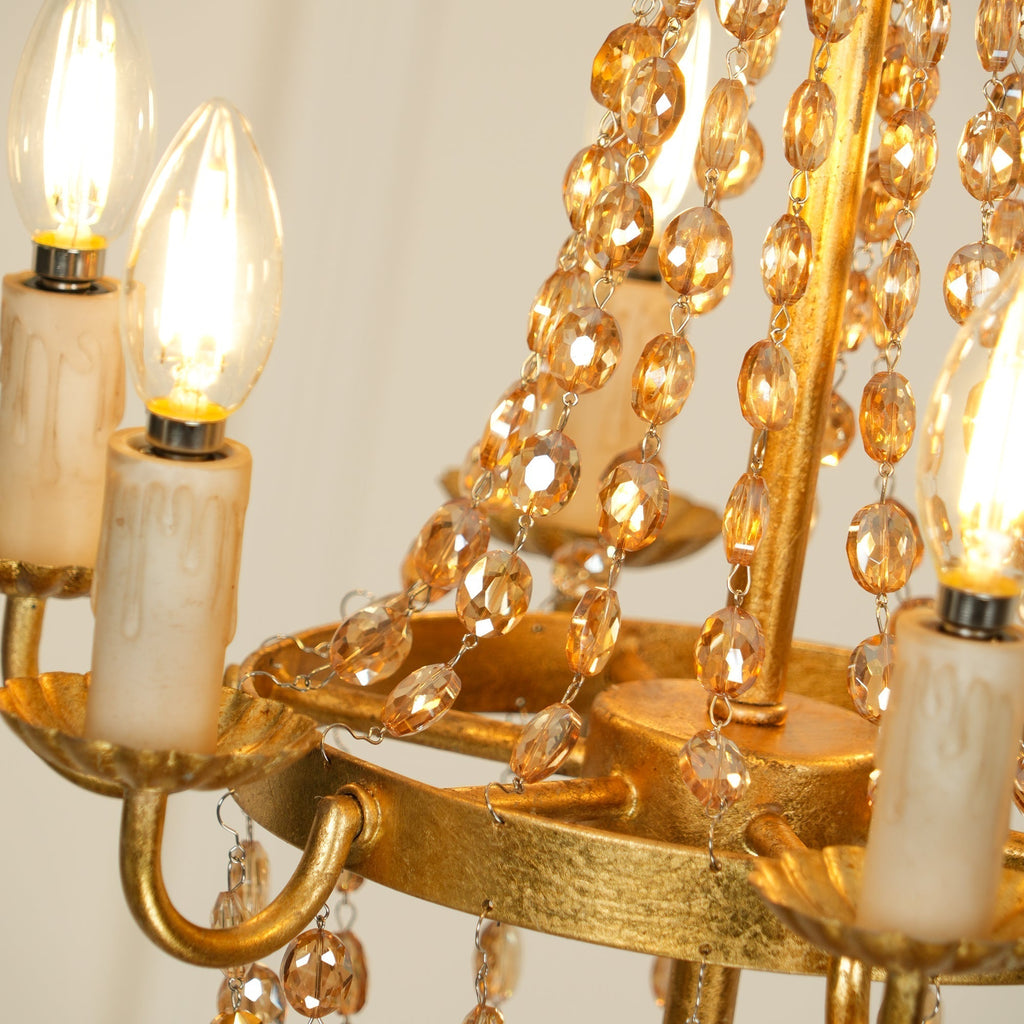 Oraeisra Lustre Cristal Marché Aux Puces Vintage - Neutralighting