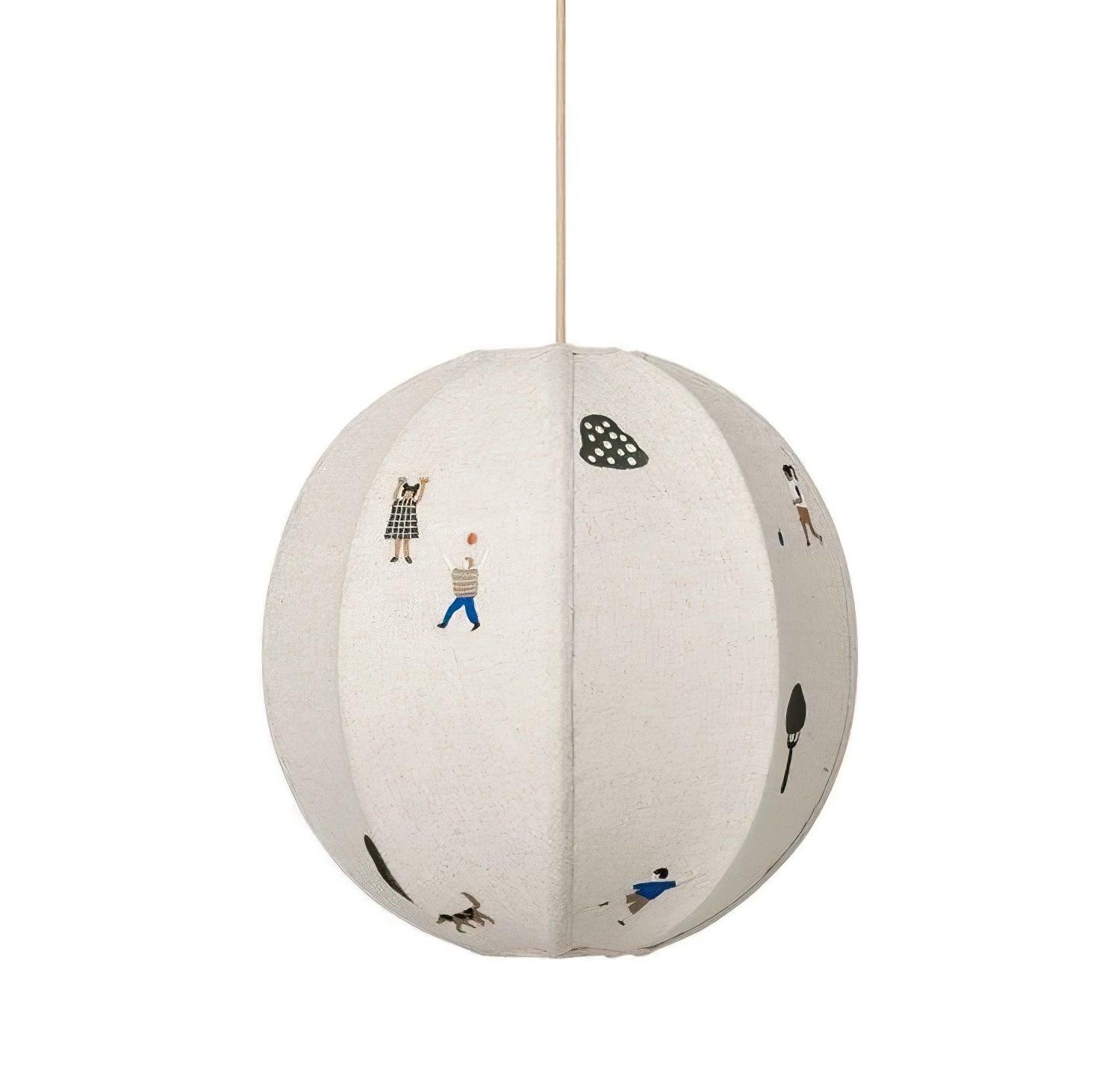 Zelarace Suspension Moderne en Tissu - Neutralighting
