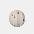 Zelarace Suspension Moderne en Tissu - Neutralighting