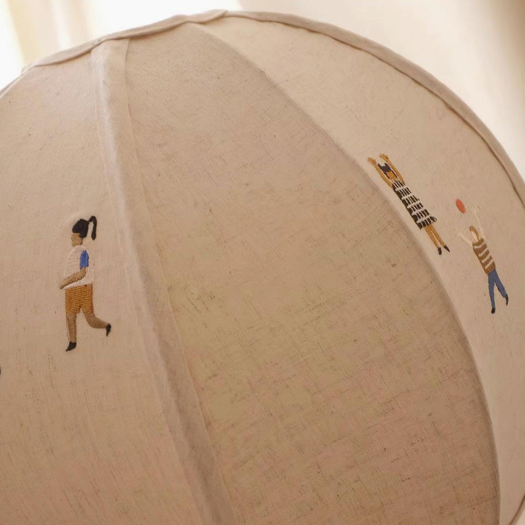 Elva Suspension Boule en Papier avec Motifs Dessinés - Neutralighting
