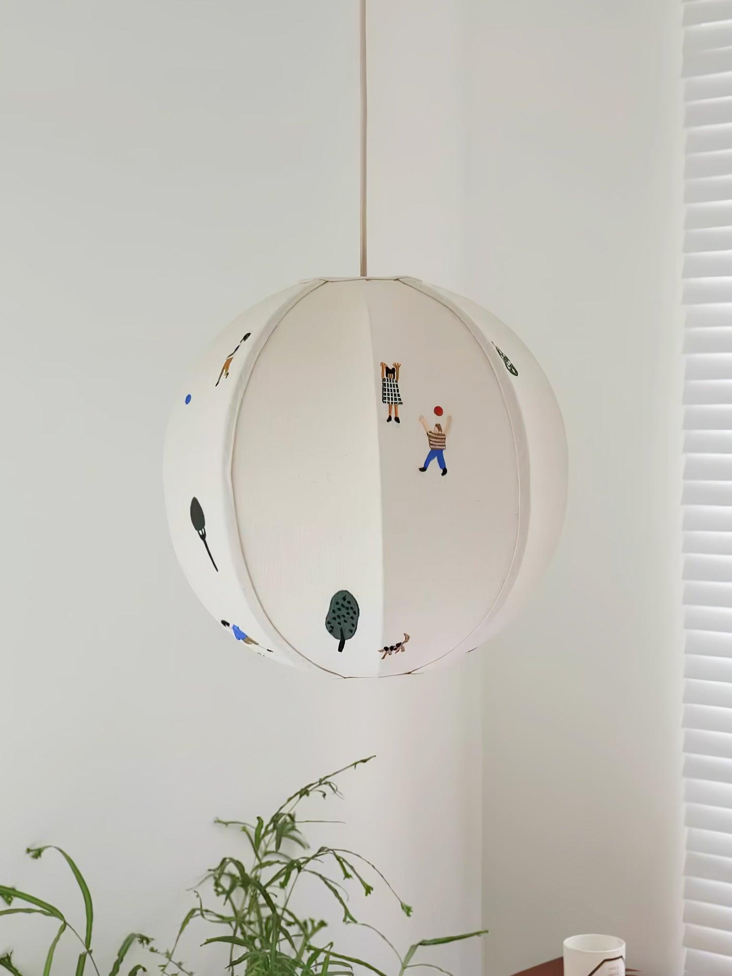 Zelarace Suspension Moderne en Tissu - Neutralighting