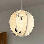 Zelarace Suspension Moderne en Tissu - Neutralighting