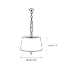 Zesilira Suspension Tissu Noir Vintage Nordic - Neutralighting