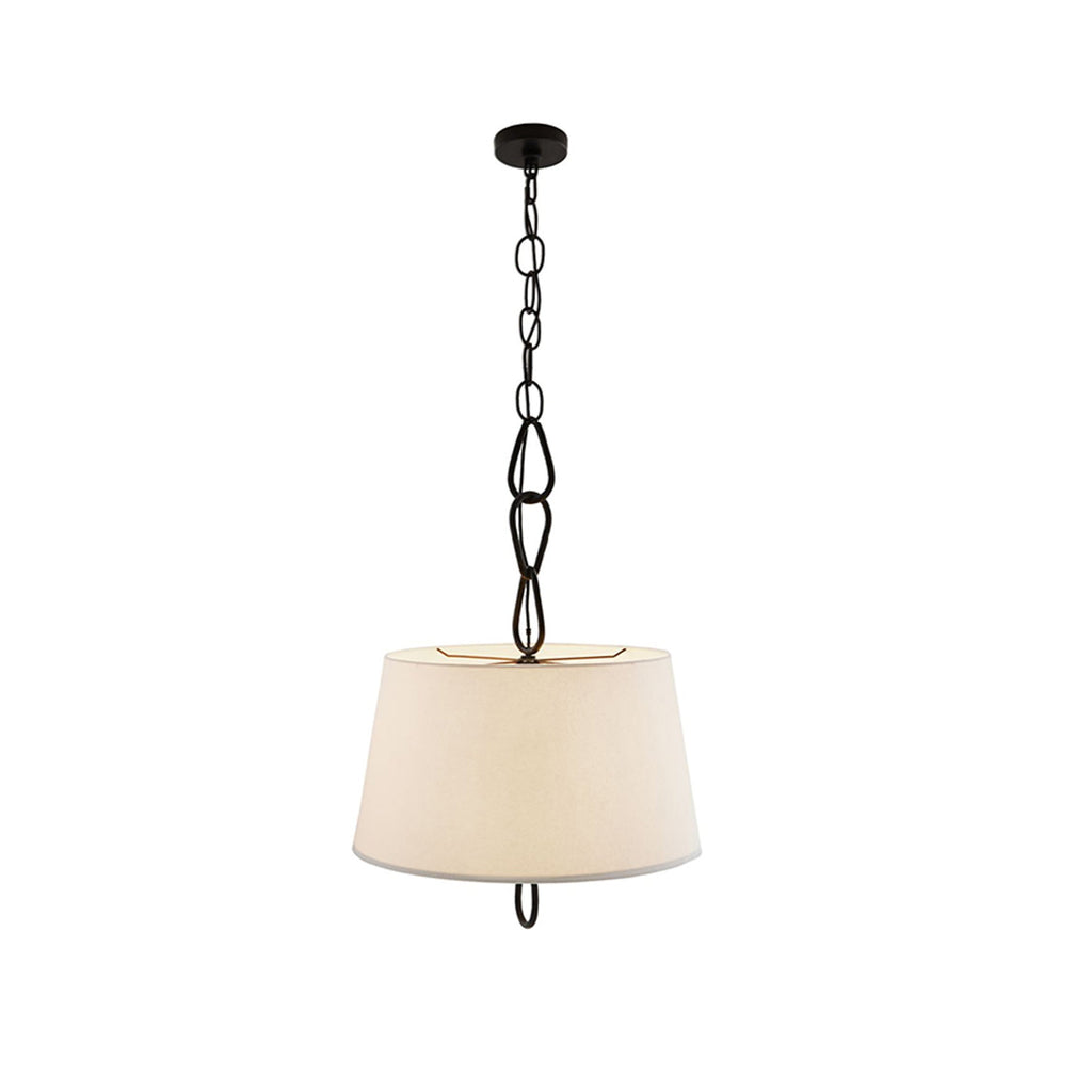 Zesilira Suspension Tissu Noir Vintage Nordic - Neutralighting