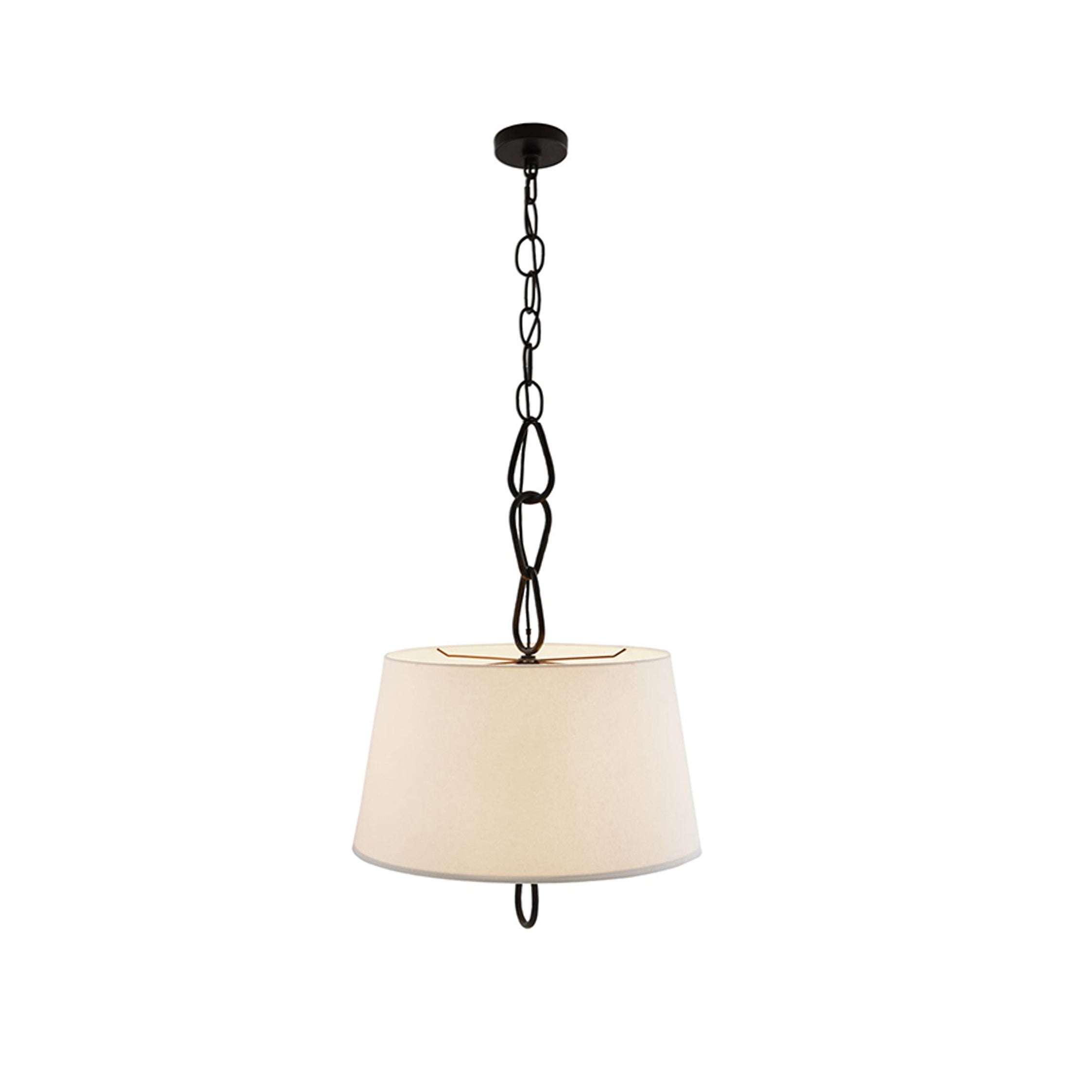 Zesilira Suspension Tissu Noir Vintage Nordic - Neutralighting