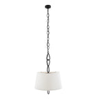 Zesilira Suspension Tissu Noir Vintage Nordic - Neutralighting