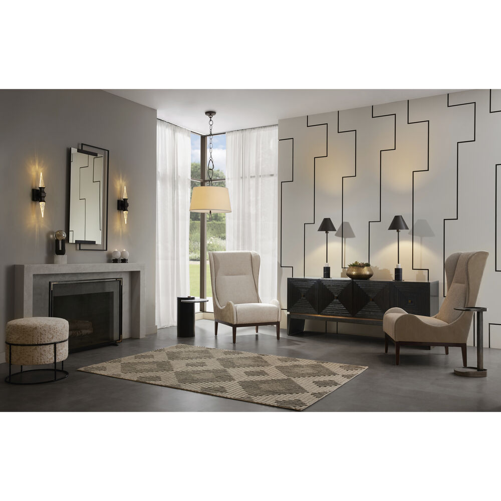 Zesilira Suspension Tissu Noir Vintage Nordic - Neutralighting