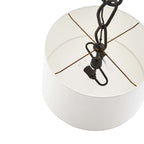 Zesilira Suspension Tissu Noir Vintage Nordic - Neutralighting
