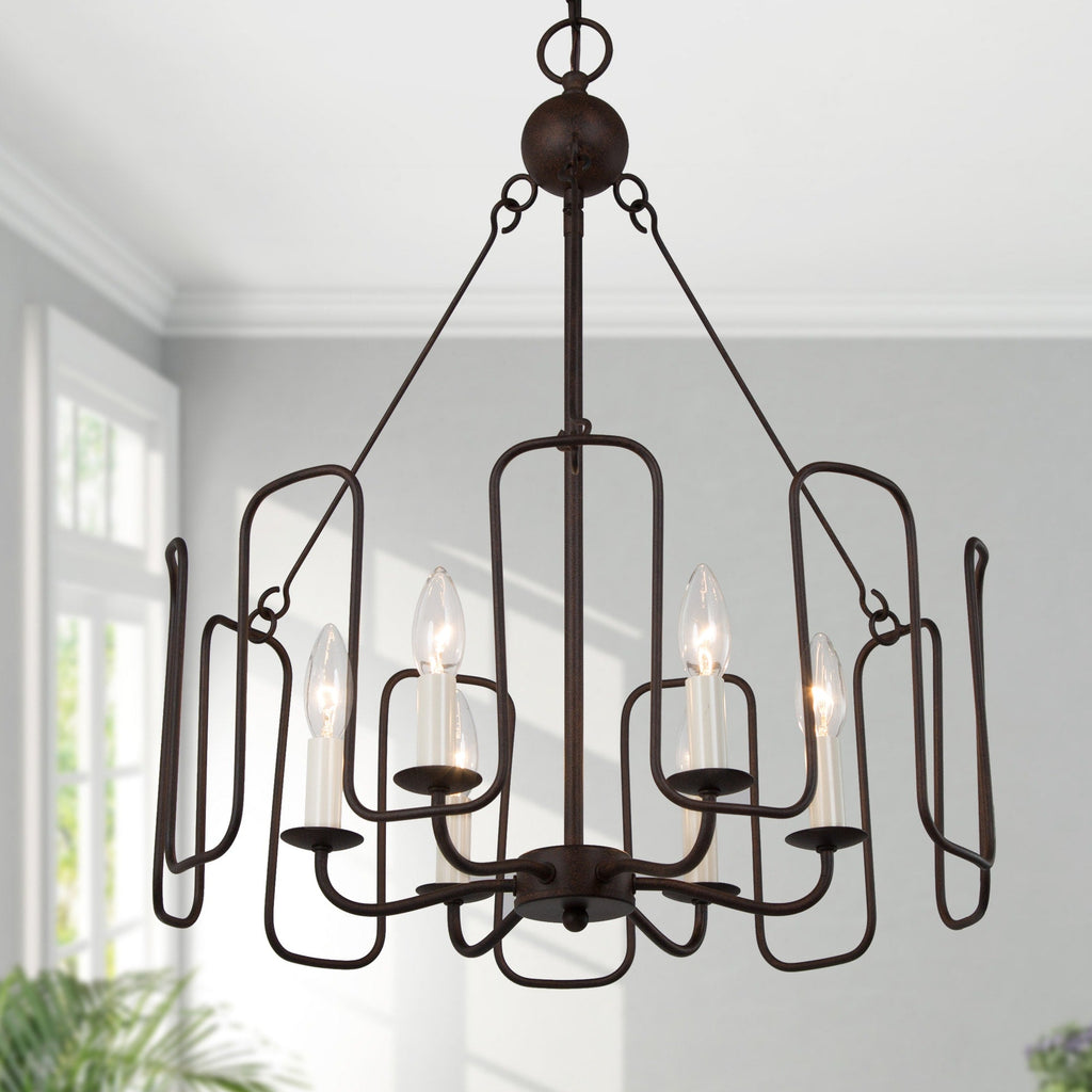 Cocaryra Lustre Métal Industriel Vintage - Neutralighting