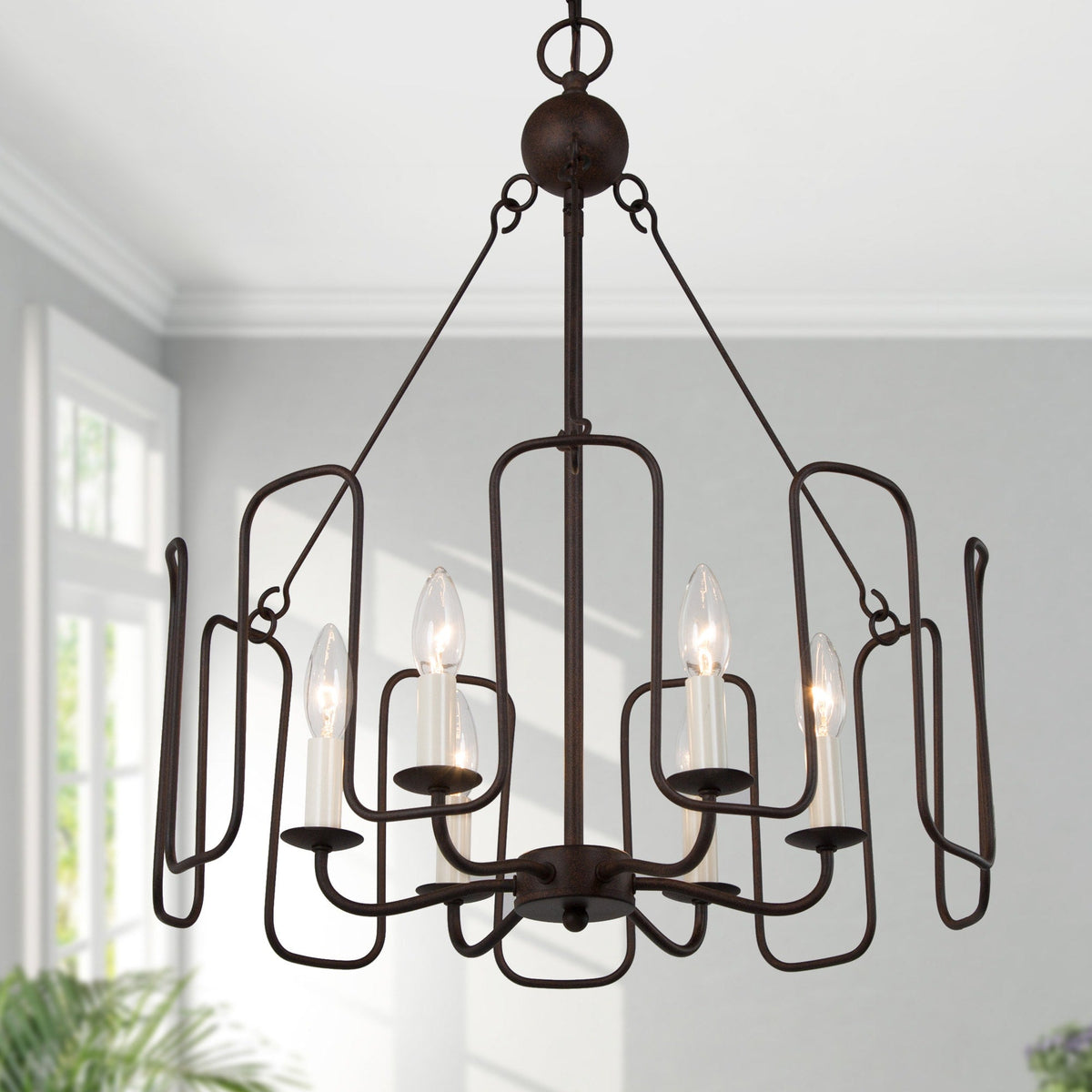 Cocaryra Lustre Métal Industriel Vintage - Neutralighting