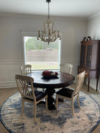 Lustra Chandelier en Bois Bougie Mid-Century - Neutralighting