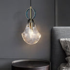 Lustra Suspension Verre Laiton Teal - Neutralighting