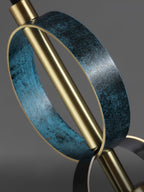 Lustra Suspension Verre Laiton Teal - Neutralighting