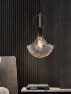 Lustra Suspension Verre Laiton Teal - Neutralighting