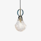 Lustra Suspension Verre Laiton Teal - Neutralighting