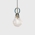Lustra Suspension Verre Laiton Teal - Neutralighting