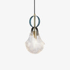 Lustra Suspension Verre Laiton Teal - Neutralighting