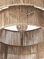 Casora Lampe de Plafond Classique Art en Corde Naturelle - Neutralighting