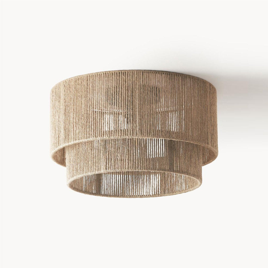 Casora Lampe de Plafond Classique Art en Corde Naturelle - Neutralighting