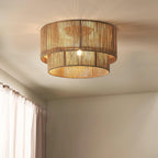 Casora Lampe de Plafond Classique Art en Corde Naturelle - Neutralighting