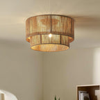 Casora Lampe de Plafond Classique Art en Corde Naturelle - Neutralighting
