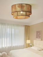 Casora Lampe de Plafond Classique Art en Corde Naturelle - Neutralighting