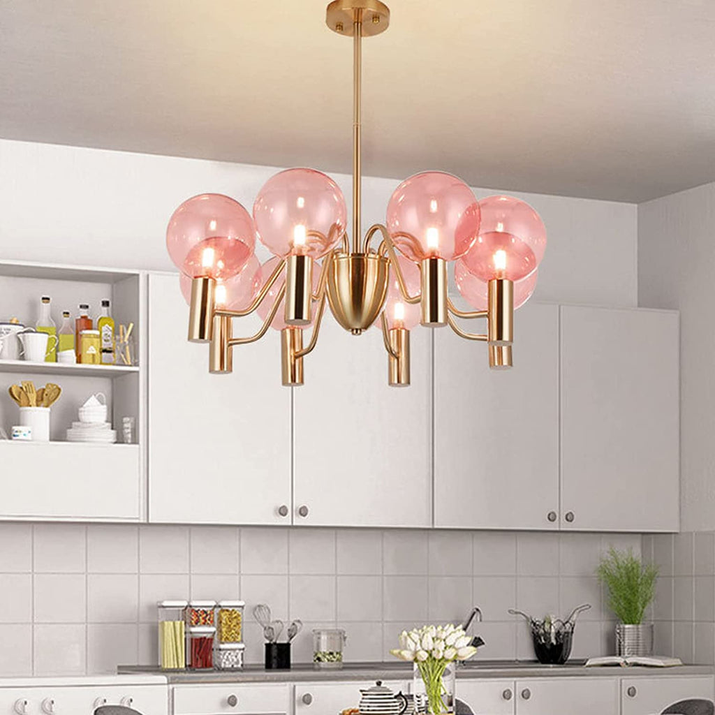 Evmarara Postmodern Luxury Metal Glass Chandelier - Neutralighting