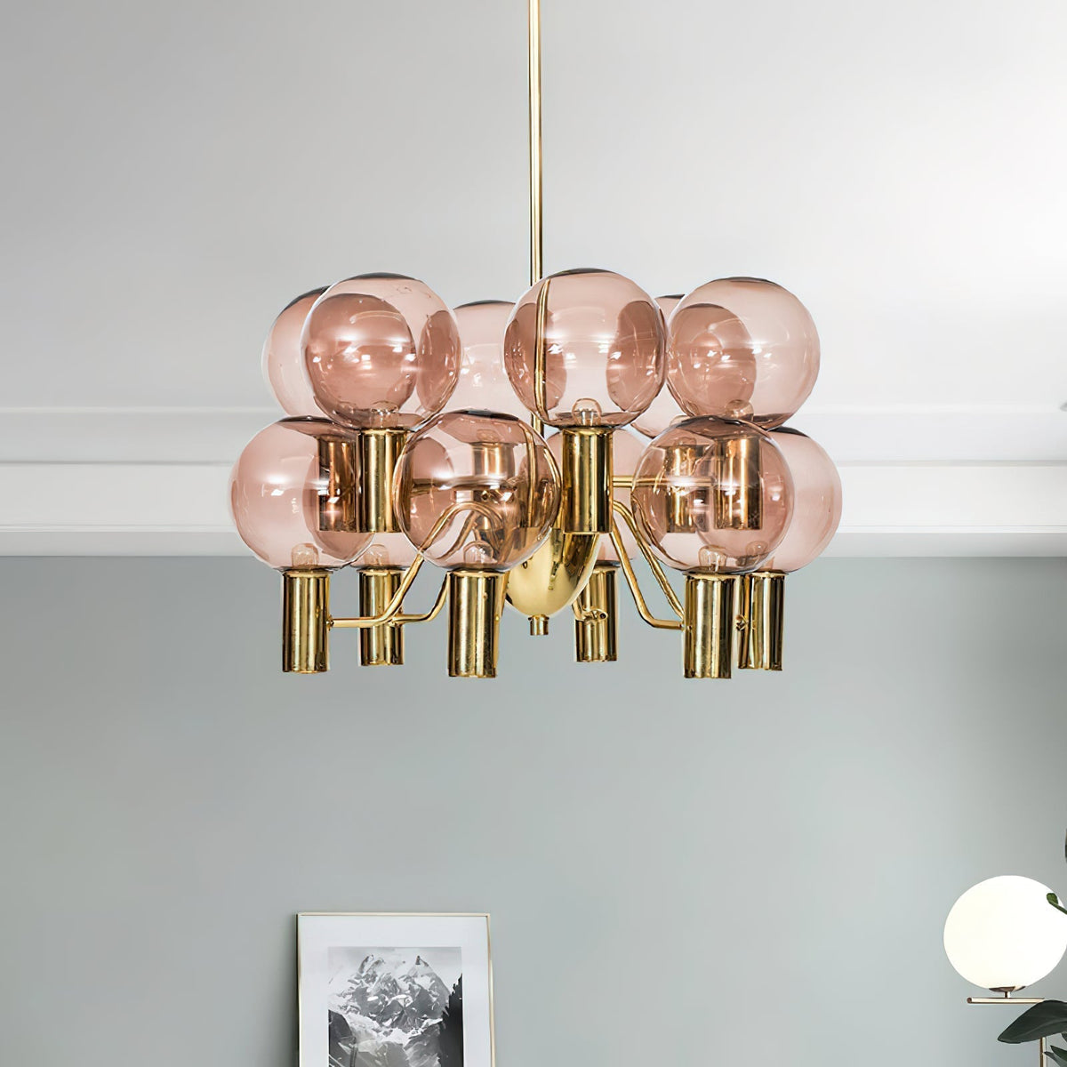 Evmarara Postmodern Luxury Metal Glass Chandelier - Neutralighting